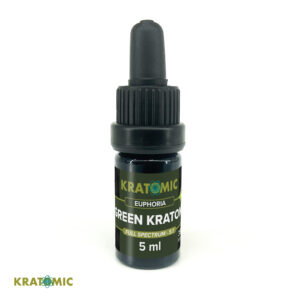 Green Kratom Tincture - Euphoria - Full Spectrum 5:1 - 5ml